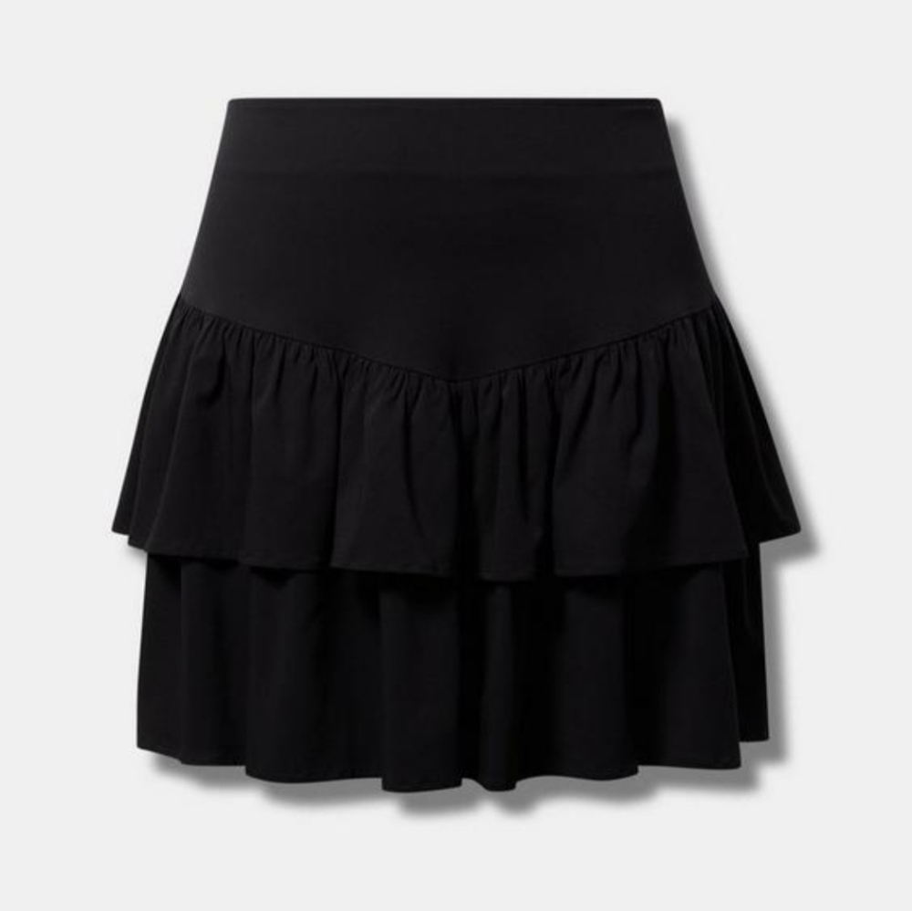 Torrid Black ruffle skirt - Picture 2 of 3